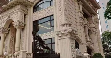 阳江黄金麻别墅外墙异形定制