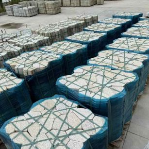 阳江黄金麻冰裂纹 碎拼