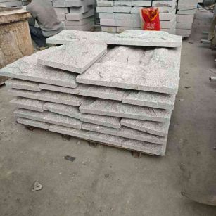 阳江芝麻白蘑菇石，自然面