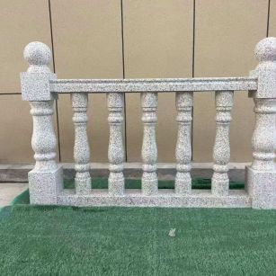 阳江芝麻白阳台栏杆 花岗岩栏杆