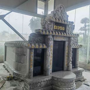 阳江套墓 墓碑 围坟石 异形定制